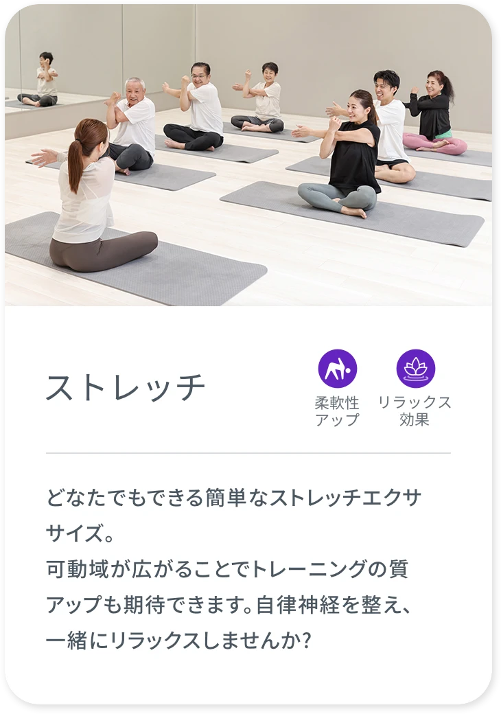 ストレッチの説明